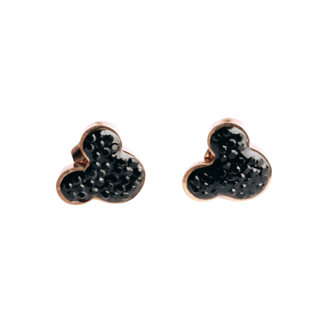Sweetheart Mickey Earring - Black