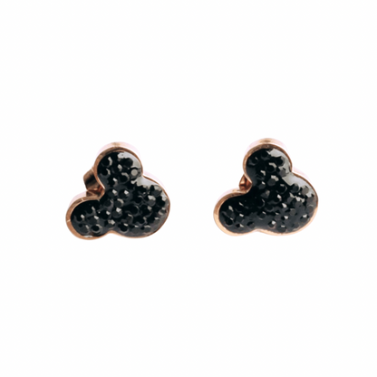 Sweetheart Mickey Earring - Black