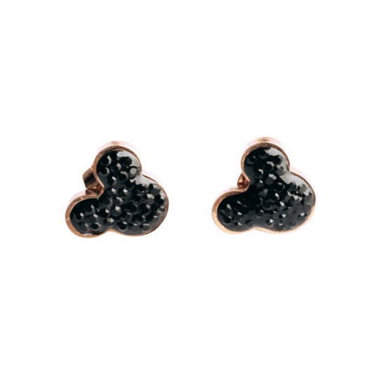 Sweetheart Mickey Earring - Black