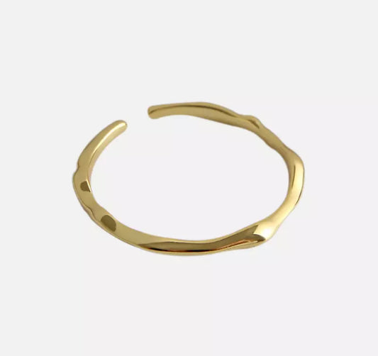 Gold Laser cut adjustable band