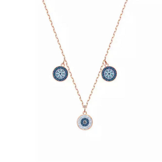 Enigma Charm Evil Eye Necklace