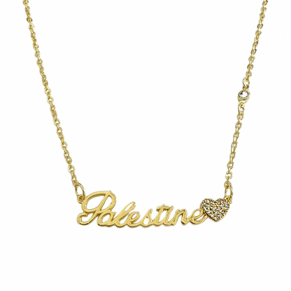 With Love From Palestine Necklace