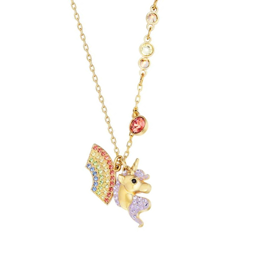 Rainbow Love Unicorn Necklace