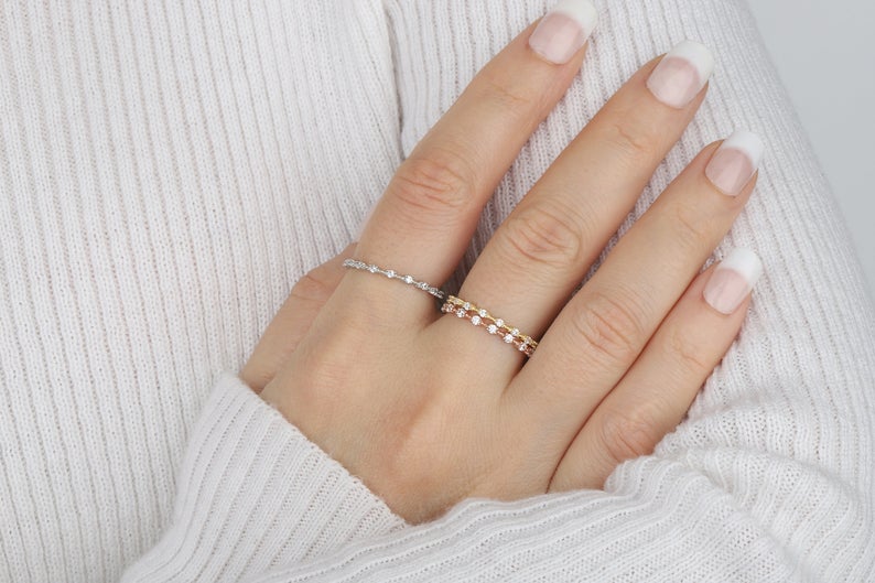 Gold Layer Stack Ring