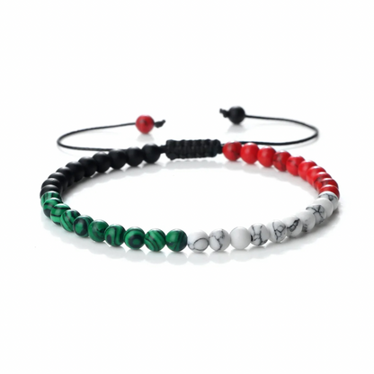 Polished Stone Palestine Bracelet