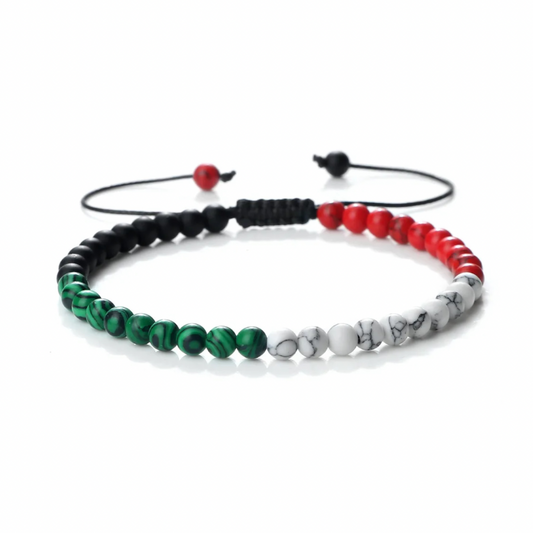 Polished Stone Palestine Bracelet