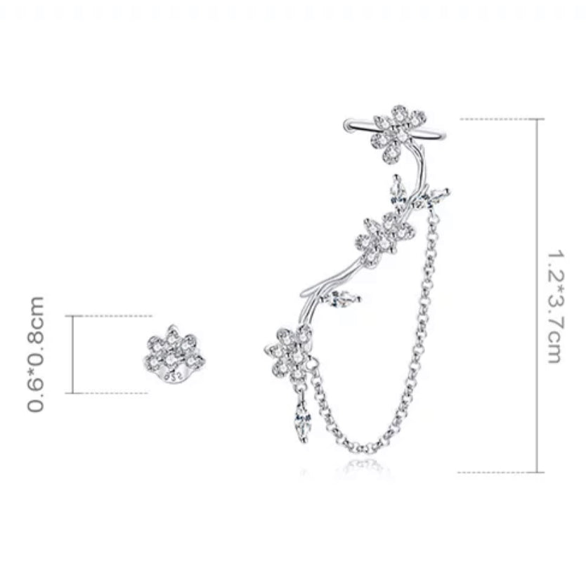 Sparkling Blossom Cuff