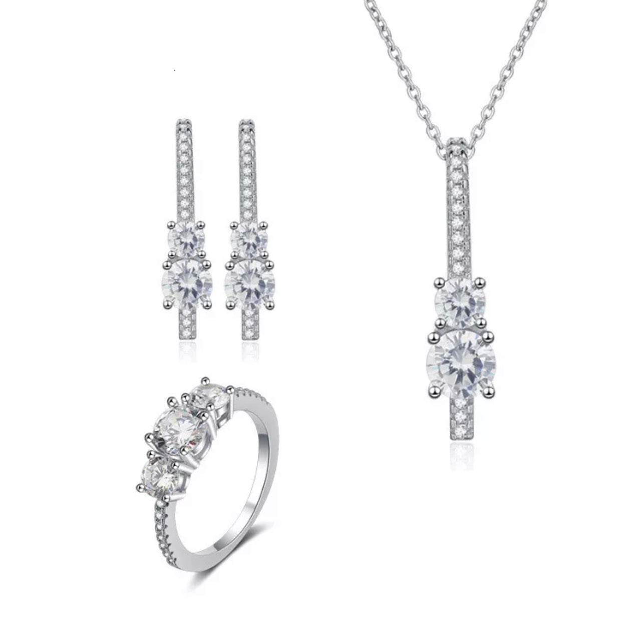 White Topaz Brilliant Set