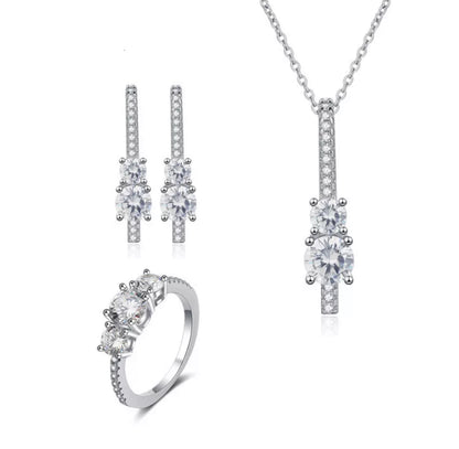 White Topaz Brilliant Set