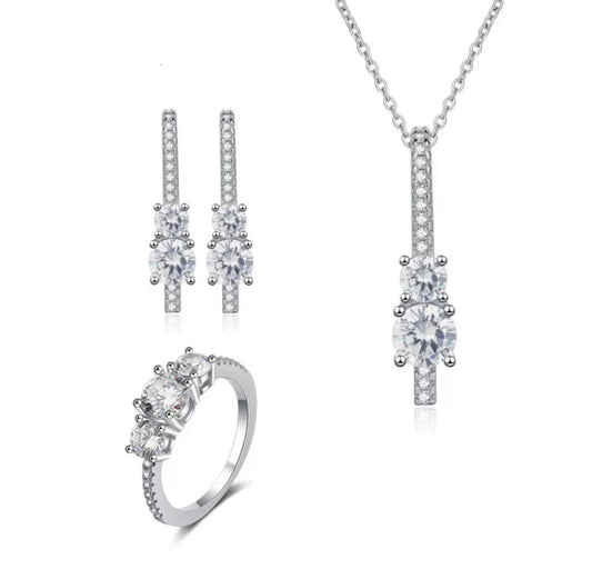 White Topaz Brilliant Set