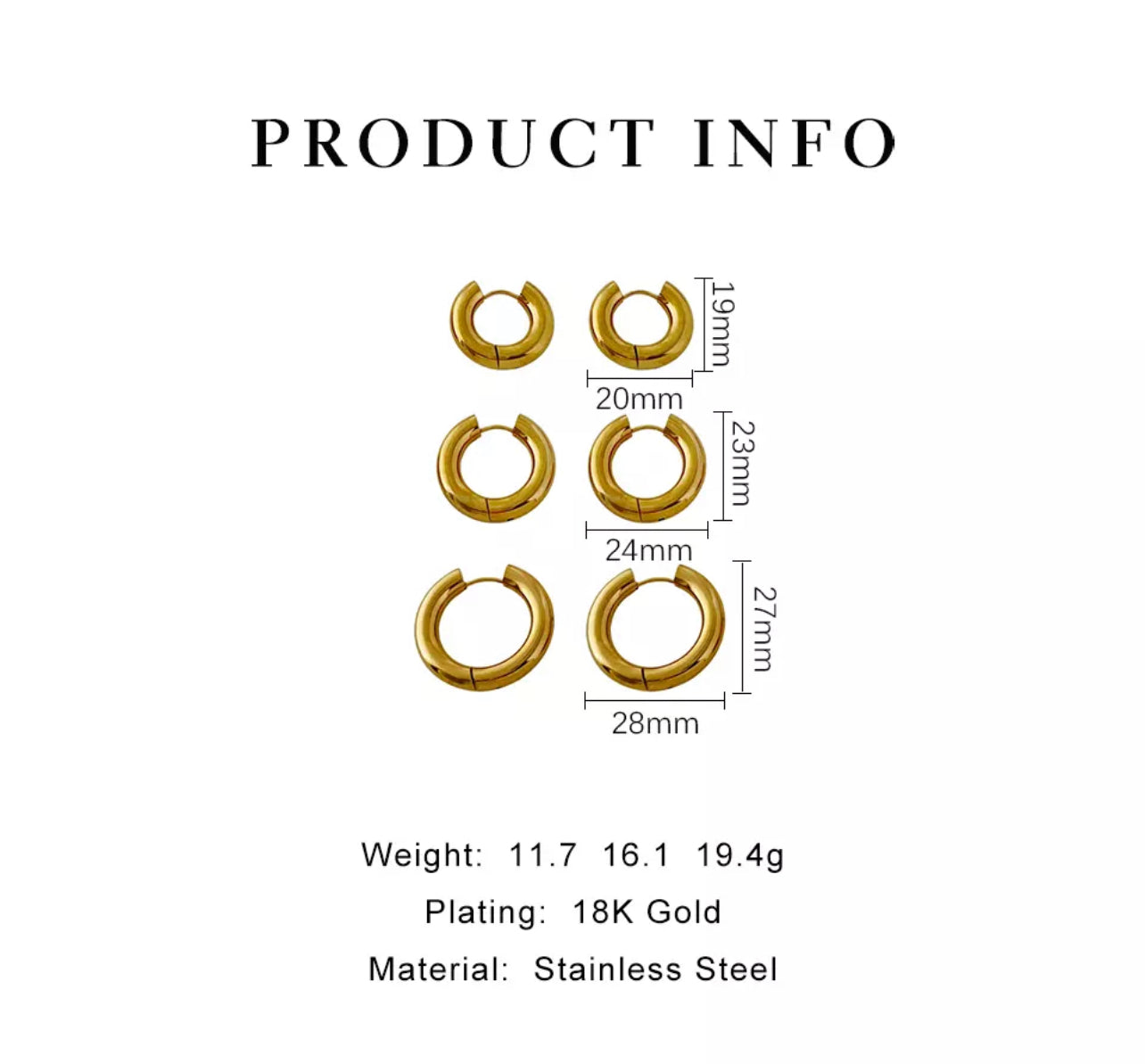 Chunky Hoop Earring