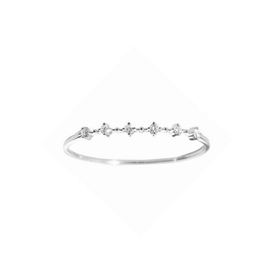 Silver Layer Stack Ring