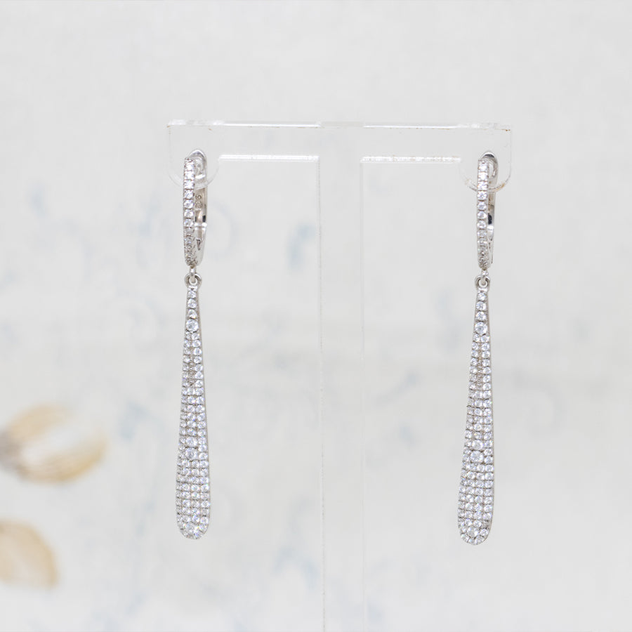 Drop Pave Earring