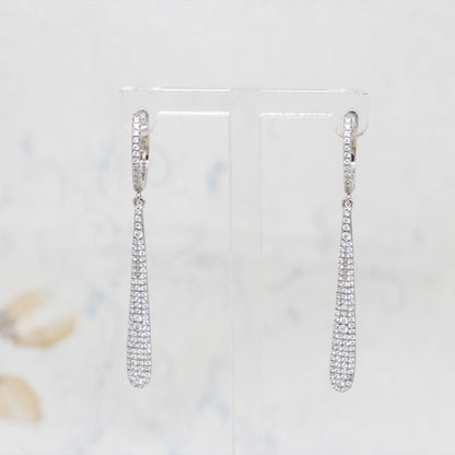 Drop Pave Earring
