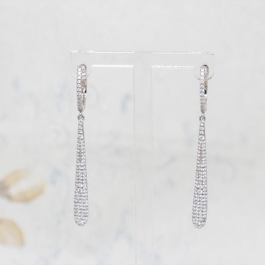 Drop Pave Earring