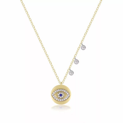 Golden Eye Evil Eye Necklace