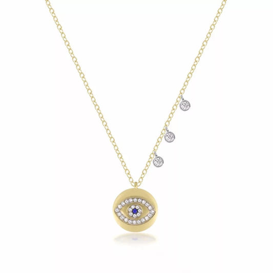 Golden Eye Evil Eye Necklace