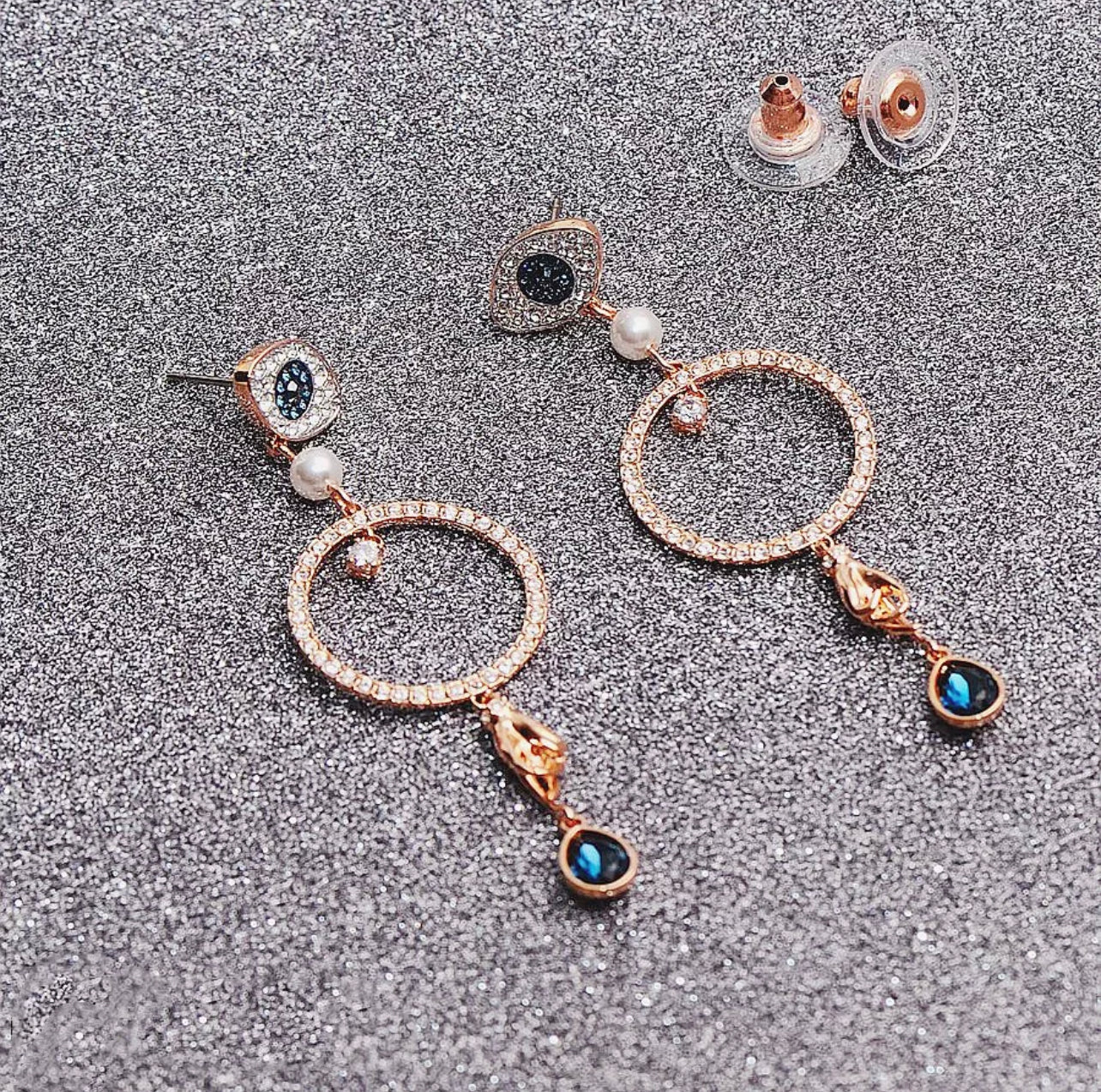 Dune Sands Evil Eye Earring