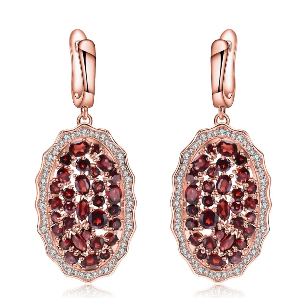 Fiore Garnet Earring