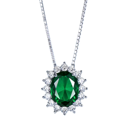 Vintage Emerald Diana Set