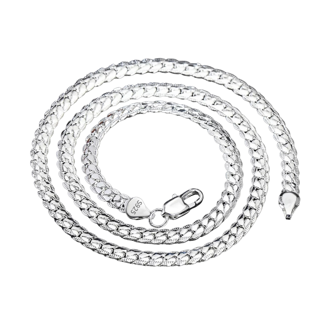Ladies Silver Necklace 50cm