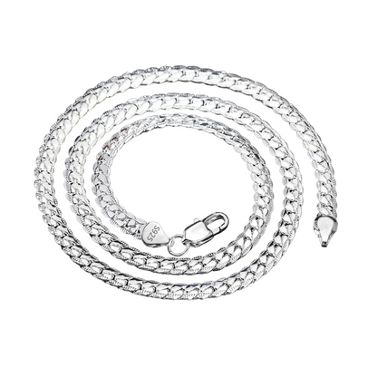 Ladies Silver Necklace 50cm