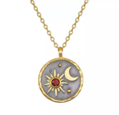 Mystical Birthstone Pendant Necklace