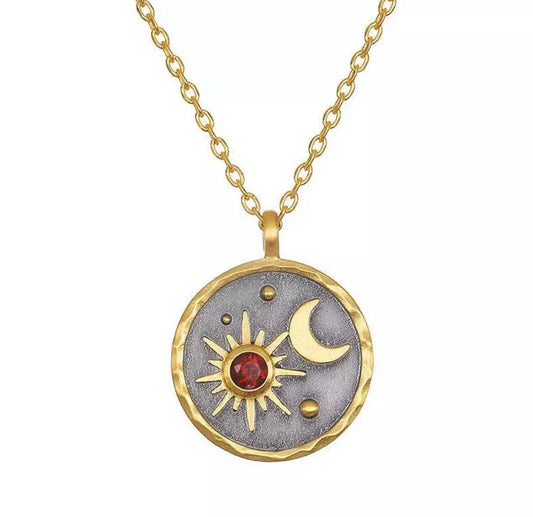 Mystical Birthstone Pendant Necklace
