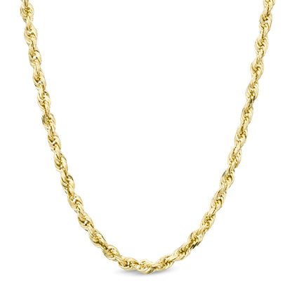 3mm Gold Rope Necklace (70cm)