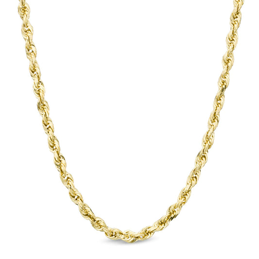 3mm Gold Rope Necklace (70cm)