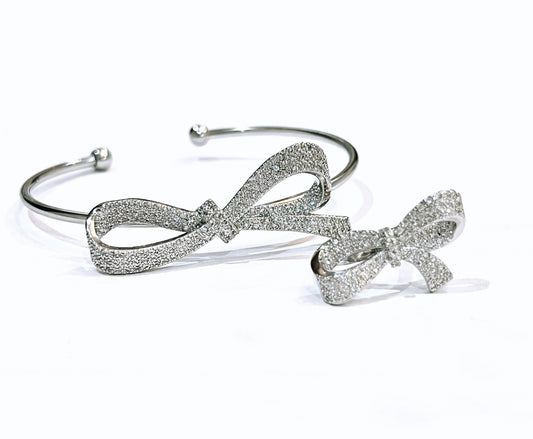 Celestial Bow Bangle & Ring Set