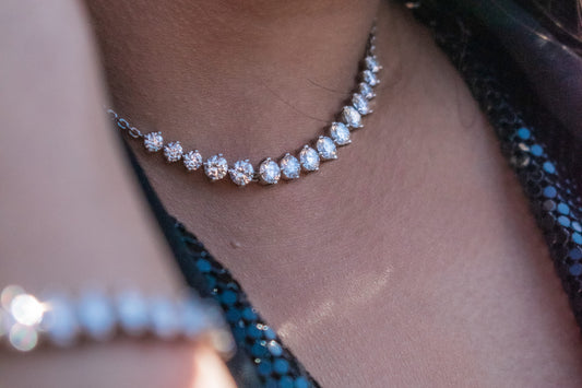 Ayesha Seedat Millennial Tennis Necklace