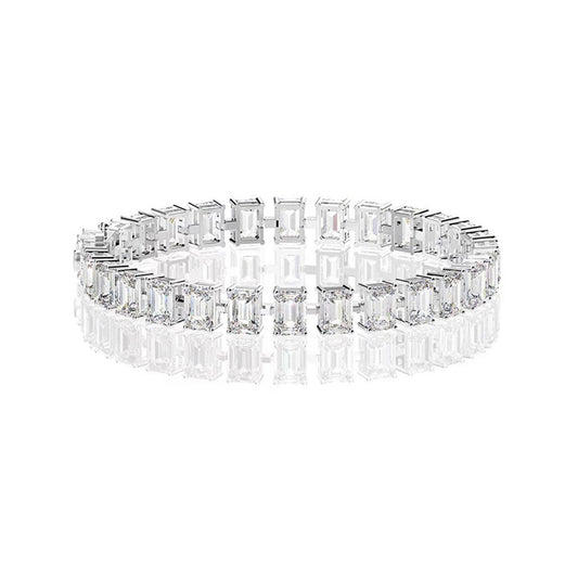 Emerald Cut Tennis Bracelet