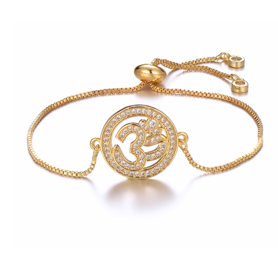 Gold Weekender Aum Bracelet