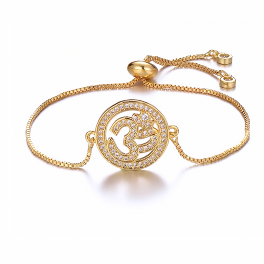 Gold Weekender Aum Bracelet