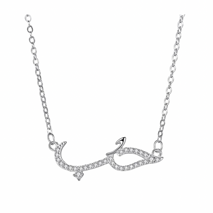 Silver Habibti Pave NSCD Necklace (925)