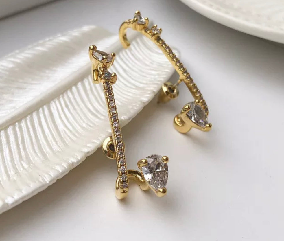 Gold Glamrock Earring