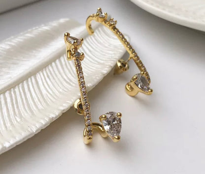 Gold Glamrock Earring