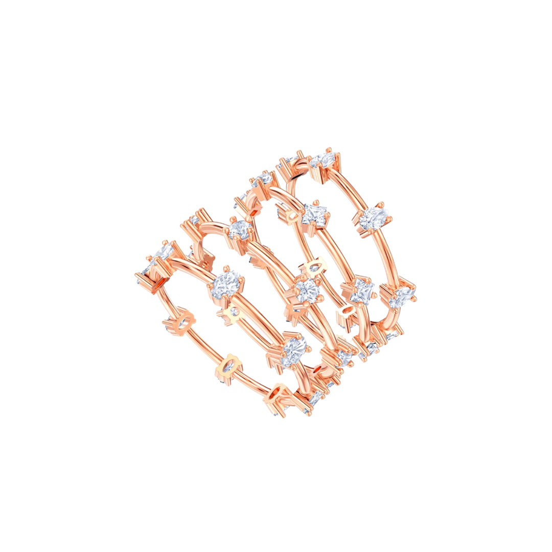 Rose Universe Stack Ring Set