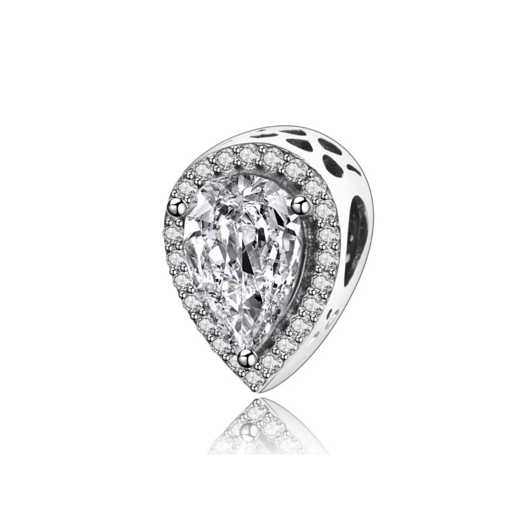 Pear Halo Charm
