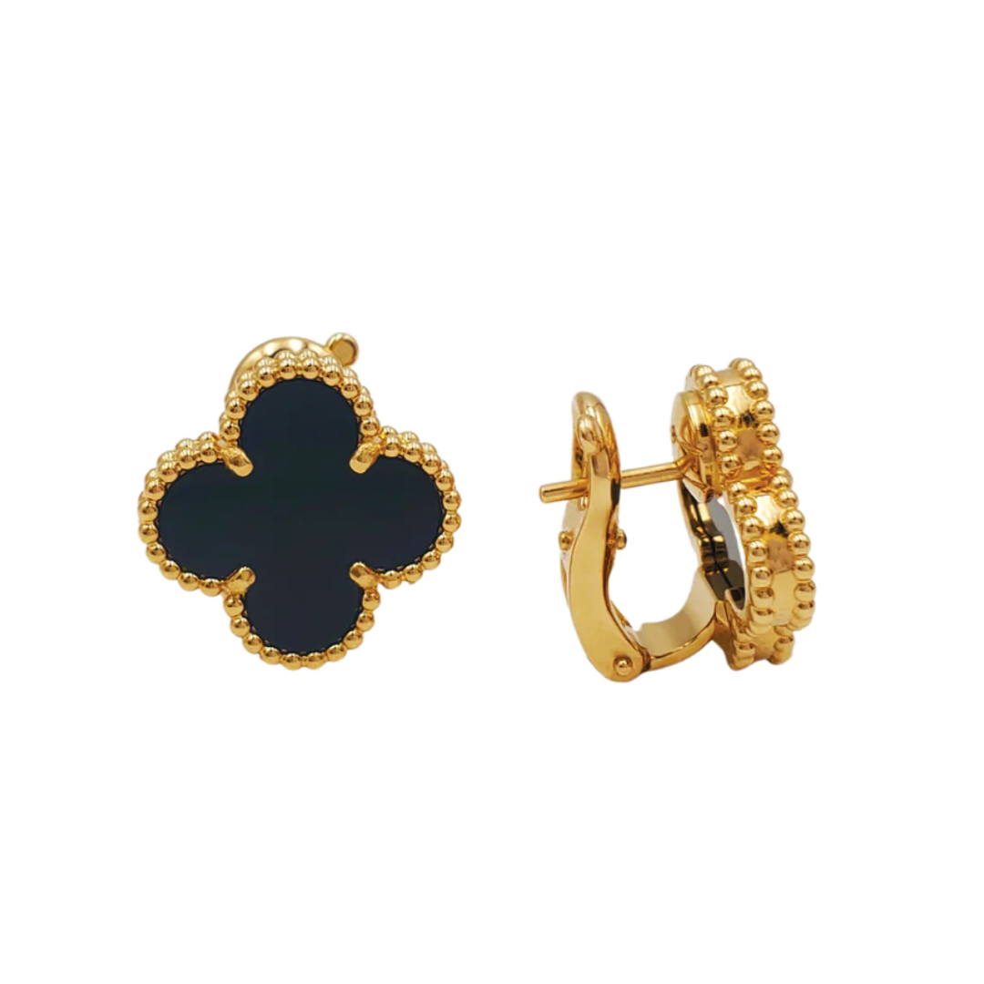 Ayesha Seedat Black & Gold Clover Set