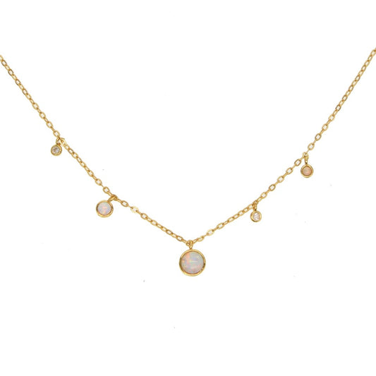 Opal Raindrops Necklace
