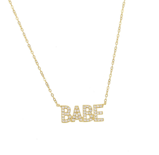 Gold Babe Necklace