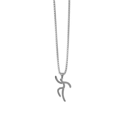 Men’s Sport Runner Pendant Necklace (60cm)