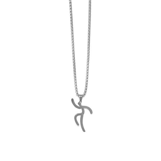 Men’s Sport Runner Pendant Necklace (60cm)
