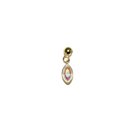Elite Series Marquise Opal Charm (925, Vermeil)