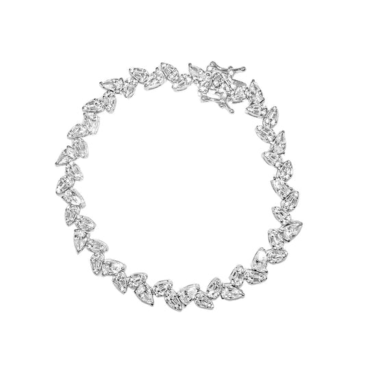 Braided Pear Bracelet (925, Vermeil)