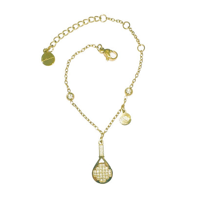 Gold Luxe Ball Charm Padel Necklace & Bracelet