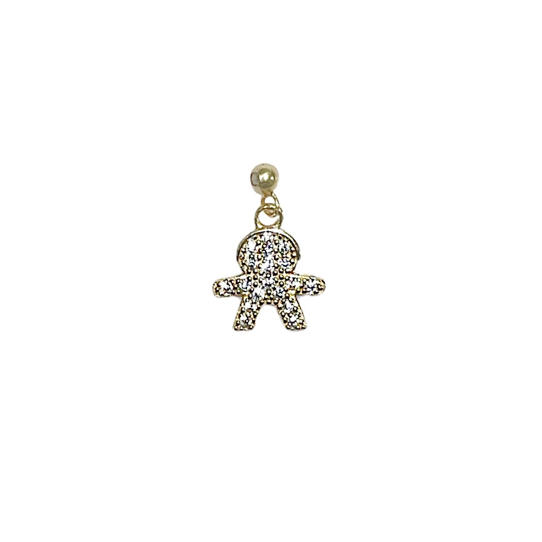 Elite Series Gold Boy NSCD Charm (925, 18k Vermeil)