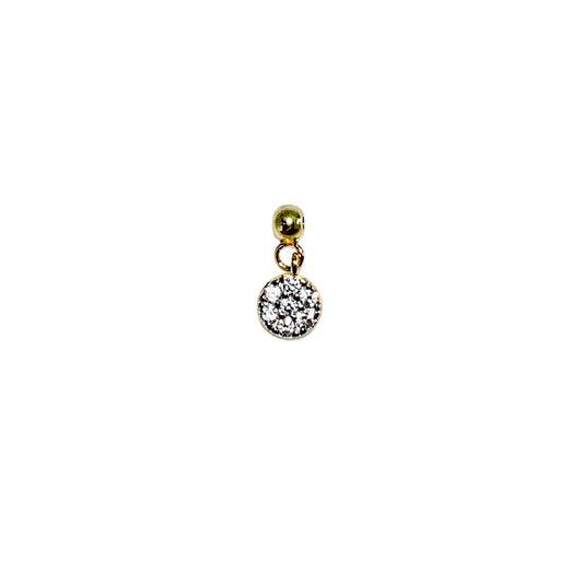 Elite Series Gold 7 Stone Pave Spacer (925, Vermeil)